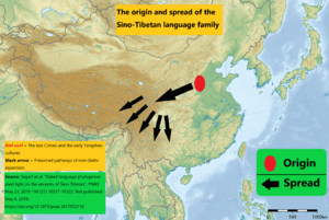 Archivo:The origin and spread of the Sino-Tibetan language family