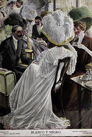 Archivo:1909-01-16, Blanco y Negro, o'clock tea, Lozano Sidro