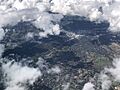 2022-03-28 13 33 04 View northwest and down from an airplane towards the cities of Walnut Creek, Lafayette and Alamo in Contra Costa County, California