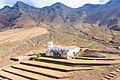 A closer view of Casa Winter in Cofete on Fuerteventura, Canary Islands