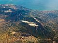 Aerial view of Sierra de Mijas
