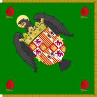 Archivo:Ancient standard of Guardia Vieja de Castilla