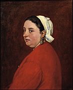 Benet Mercadé - Portrait of Senyora Anita with Red Dress - Google Art Project