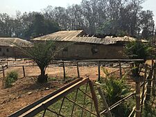 Archivo:Burned house in Alindao, Central African Republic, 29 November 2018
