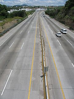 Autopista México-Querétaro en San Juan del Río