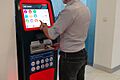Cash-in machine (CDM) of ABA Bank