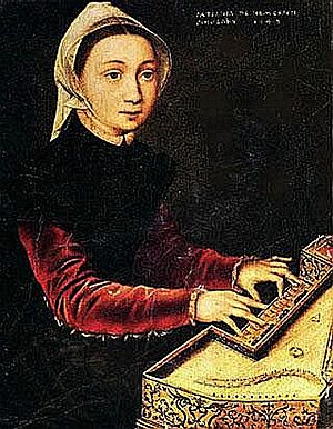 Archivo:Catharina van Hemessen - Jeune fille jouant du virginal (1548) (i)