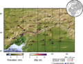 Central Turkey M7.5 finite fault surface projection