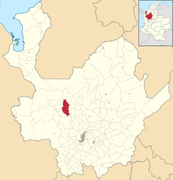 Buriticá ubicada en Antioquia