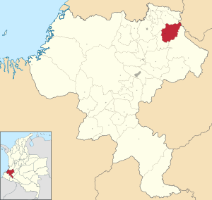 Toribío ubicada en Cauca (Colombia)