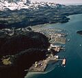Cordova Alaska aerial view