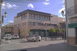 Vista del ayuntamiento del municipio