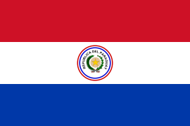 Flag of Paraguay (1842-1954)