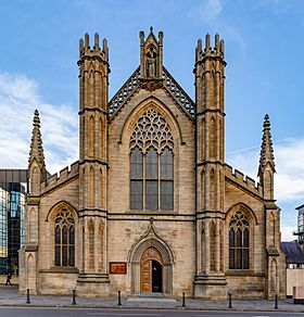 Front view of the St Andrew's Cathedral, Glasgow, Scotland 16.jpg