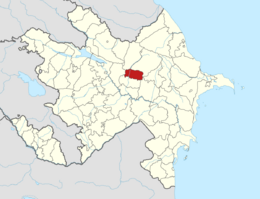 Goychay District in Azerbaijan.svg