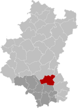 Habay Luxembourg Belgium Map.svg