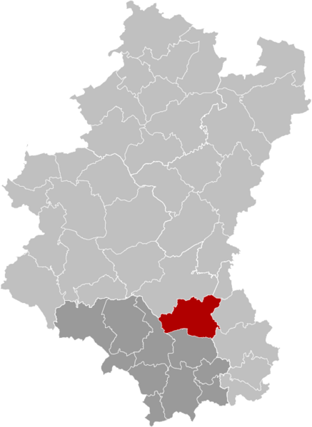 Habay Luxembourg Belgium Map