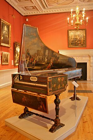 Archivo:Harpsichord, Courtauld Gallery