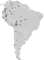 Isolates South America