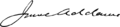 Jane Addams signature