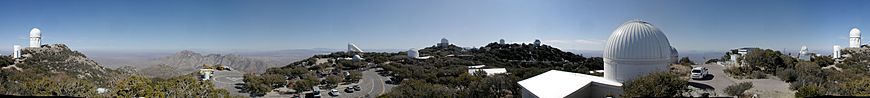 Archivo:Kitt Peak National Observatory - 380° panorama taken from behind the Warner & Swasey Observatory