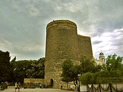 Maiden Tower in Baku, Azerbaijan.jpg