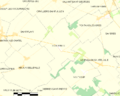Map commune FR insee code 10134