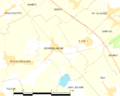 Map commune FR insee code 62313