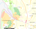 Map commune FR insee code 62318