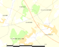 Map commune FR insee code 62904