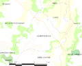 Map commune FR insee code 64187