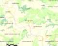 Map commune FR insee code 89005