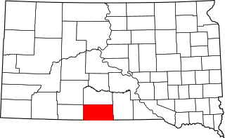 Map of South Dakota highlighting Todd County.svg