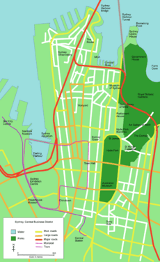 Archivo:Map of Sydney central bus district