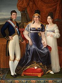 Archivo:Maria Luisa di Spagna, duchessa di Lucca con i figli