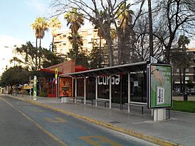Parada de autobús de RENFE en Gandía.JPG