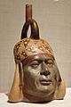 Portrait Vessel of a Ruler, 100 BC - 500 AD, Moche, north coast of Peru, ceramic and pigment - Art Institute of Chicago - DSC00319