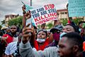 Protesters at the endSARS protest in Lagos, Nigeria 50