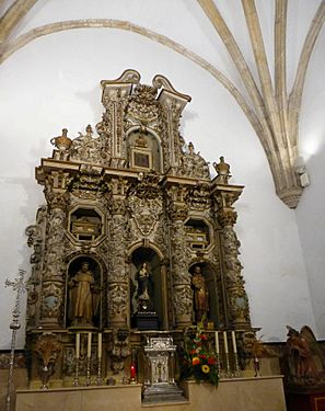 Retablo de las Reliquias, capilla del Santísimo de la catedral de Mérida