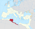 Roman Empire - Africa Proconsularis (125 AD)