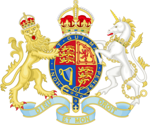 Royal Coat of Arms of the United Kingdom (HM Government) (Tudor Crown).svg