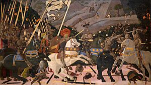 Archivo:San Romano Battle (Paolo Uccello, London) 01