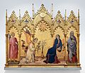 Simone Martini — Annunciation with St. Margaret and St. Ansanus
