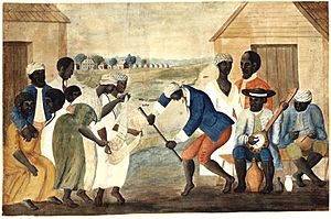 Archivo:Slave dance to banjo, 1780s