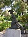 Statue of Molly Bloom Alameda Botanic Gardens Gibraltar