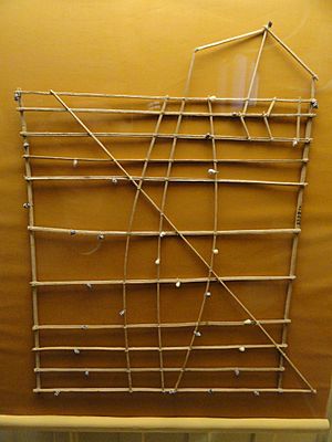 Archivo:Stick chart, Marshall Islands - Pacific collection - Peabody Museum, Harvard University - DSC05729