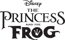 The Princess and the Frog Logo Black.svg