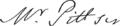 William Pitt, 1st Earl of Chatham Signature