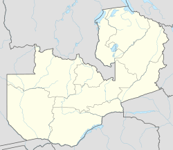 Chingola ubicada en Zambia