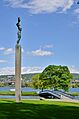'Mädchen mit erhobenen Händen' by Hermann Haller - Saffa Insel - Landiwiese 2015-05-06 14-20-14